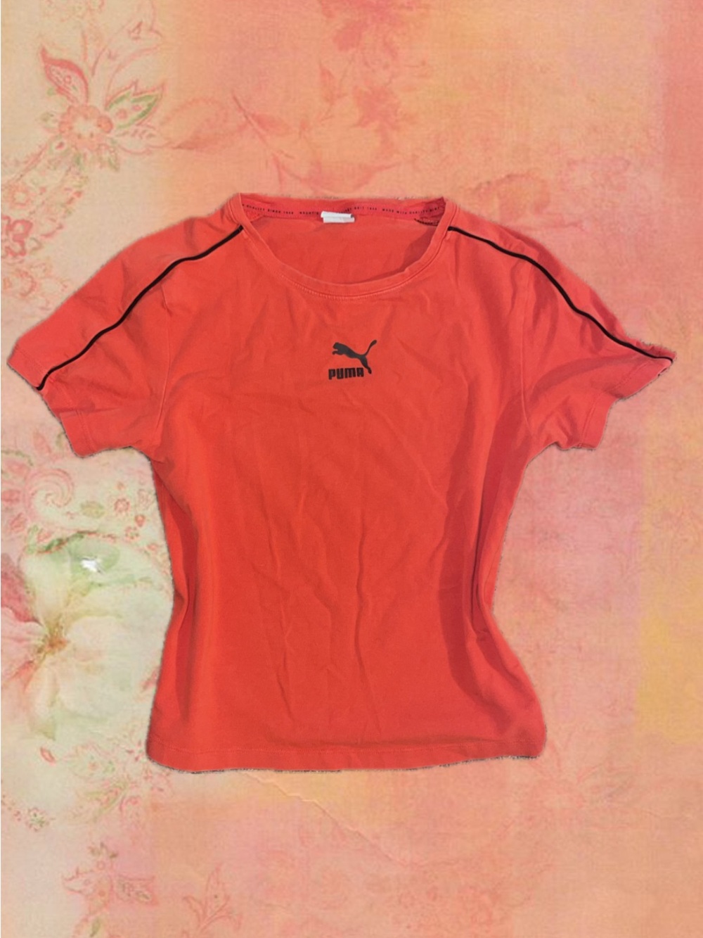 Puma Women’s Red Short-Sleeve Athletic Tee